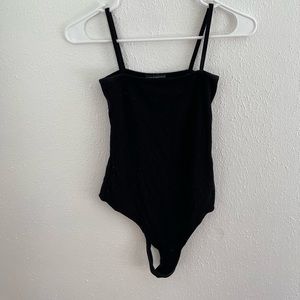 Brandy Melville black ribbed bodysuit